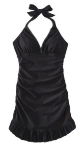 ASSETS® by Sara Blakely® Women's Halter Swim Dress - Black